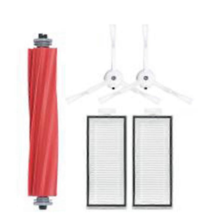 Main Brush Side Brush Filter for Xiaomi Roborock Q7 Max / Q7 Max+ (1x Main Brush + 2x White Side Brushes + 2x Filters)
