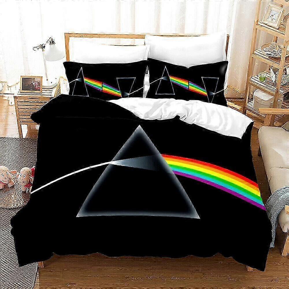 v2525 Lençóis Rosa Floyd Capa de Edredão Conjunto Capa de Edredom Capa de Cama Roupa de Cama Crianças Lençóis IU2525