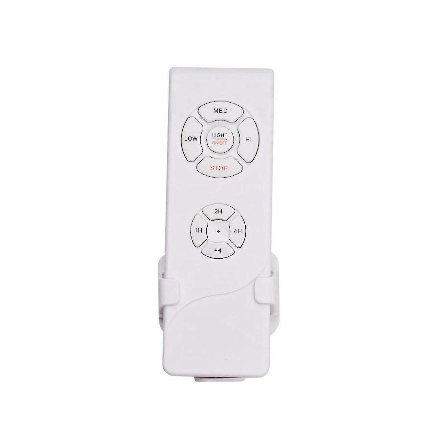 Remote control fan light on/off fan speed control 1/2/4 hour timer