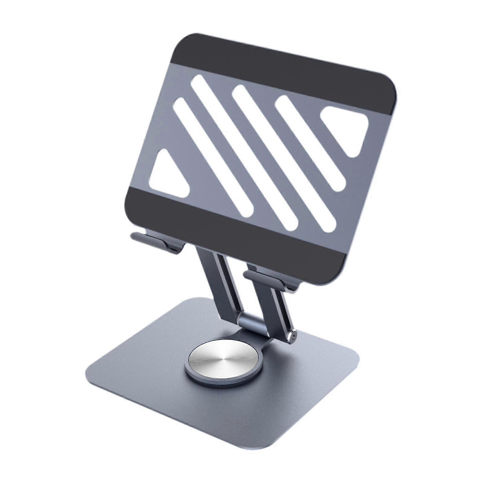 Desktop Tablet Stand Stable Support Easy to 5.79x4.96x1.26" Heat Dissipation Universal Adjustable Height and Angle-color: Grey