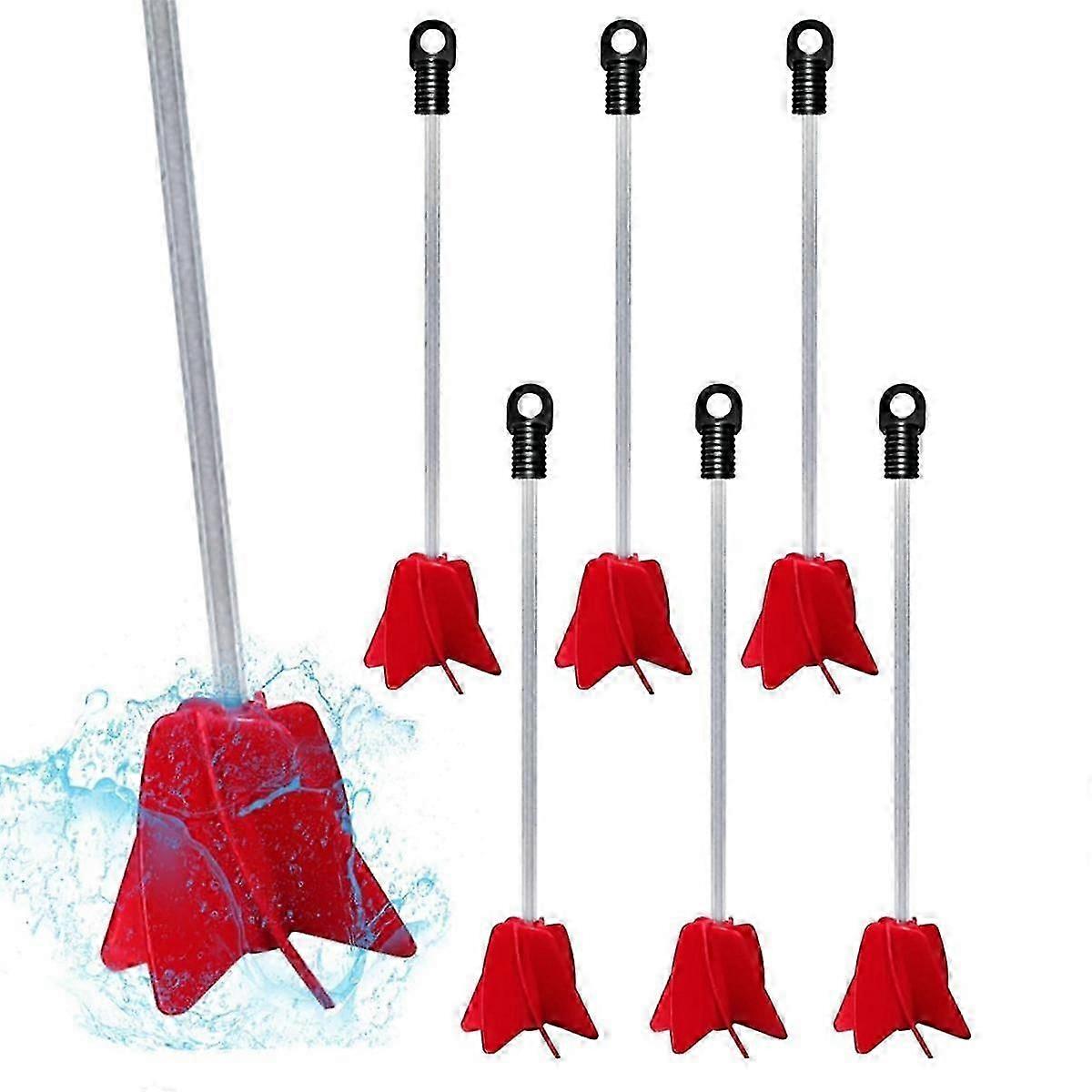 7 Pcs 12 Inch Paint Stirrer for Drill Reusable Drill Mixer Attachment Resin Mixer Helix Drill Paint
