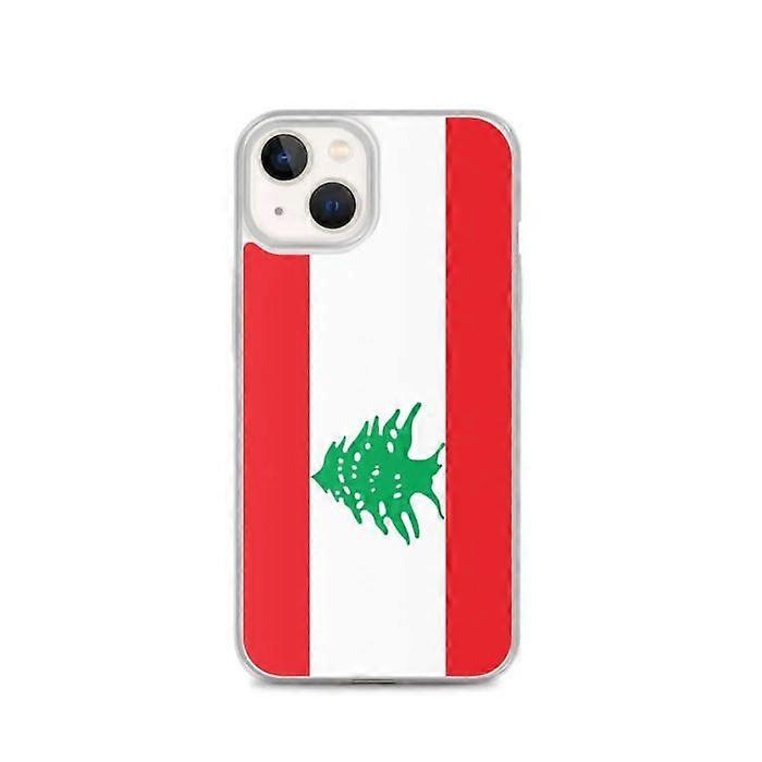 iPhone Case - PIXELFORMA - iPhone 13 - Flag of Lebanon - Soft Silicone - Lightweight Design