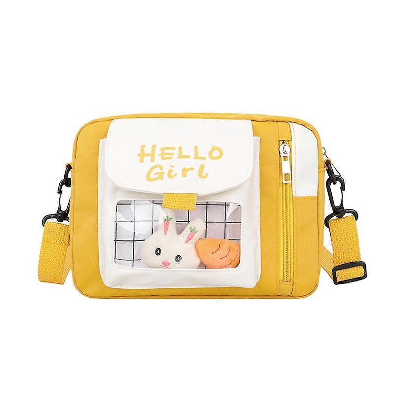 women's transparent canvas shoulder