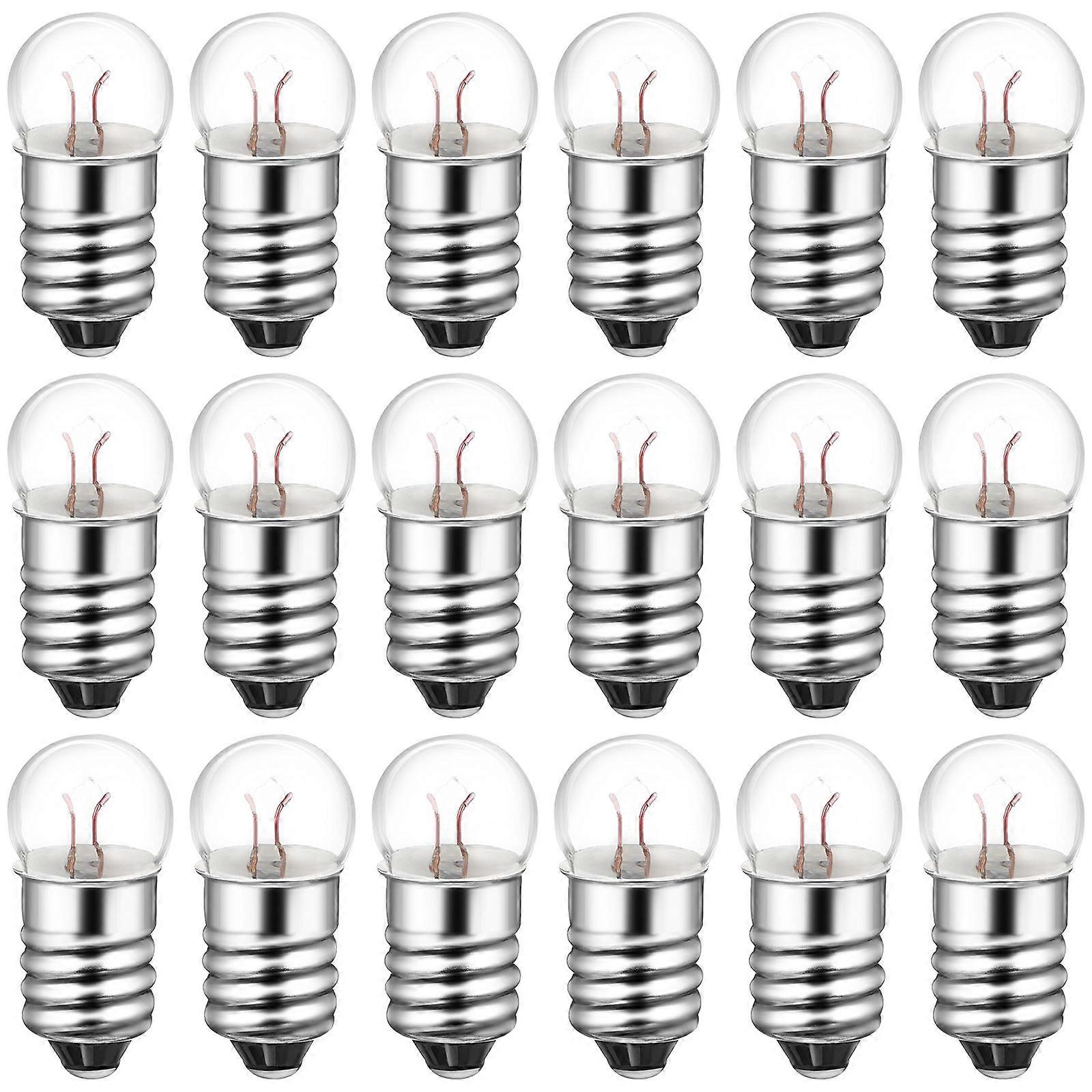 50pcs Small Light Bulbs Electrical Experiment Bulb Flashlight Light Bulb 1.5V