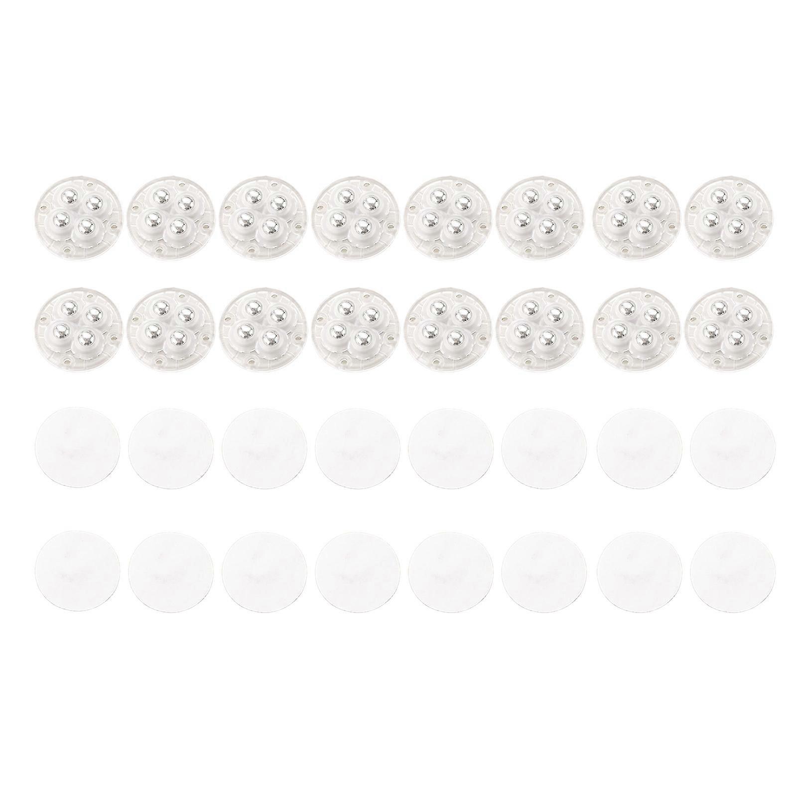 Convenient Adhesive Wheels Smooth Movement Simple Install Adhesive Wheels Space Saving Wheels for Furniture & Storage