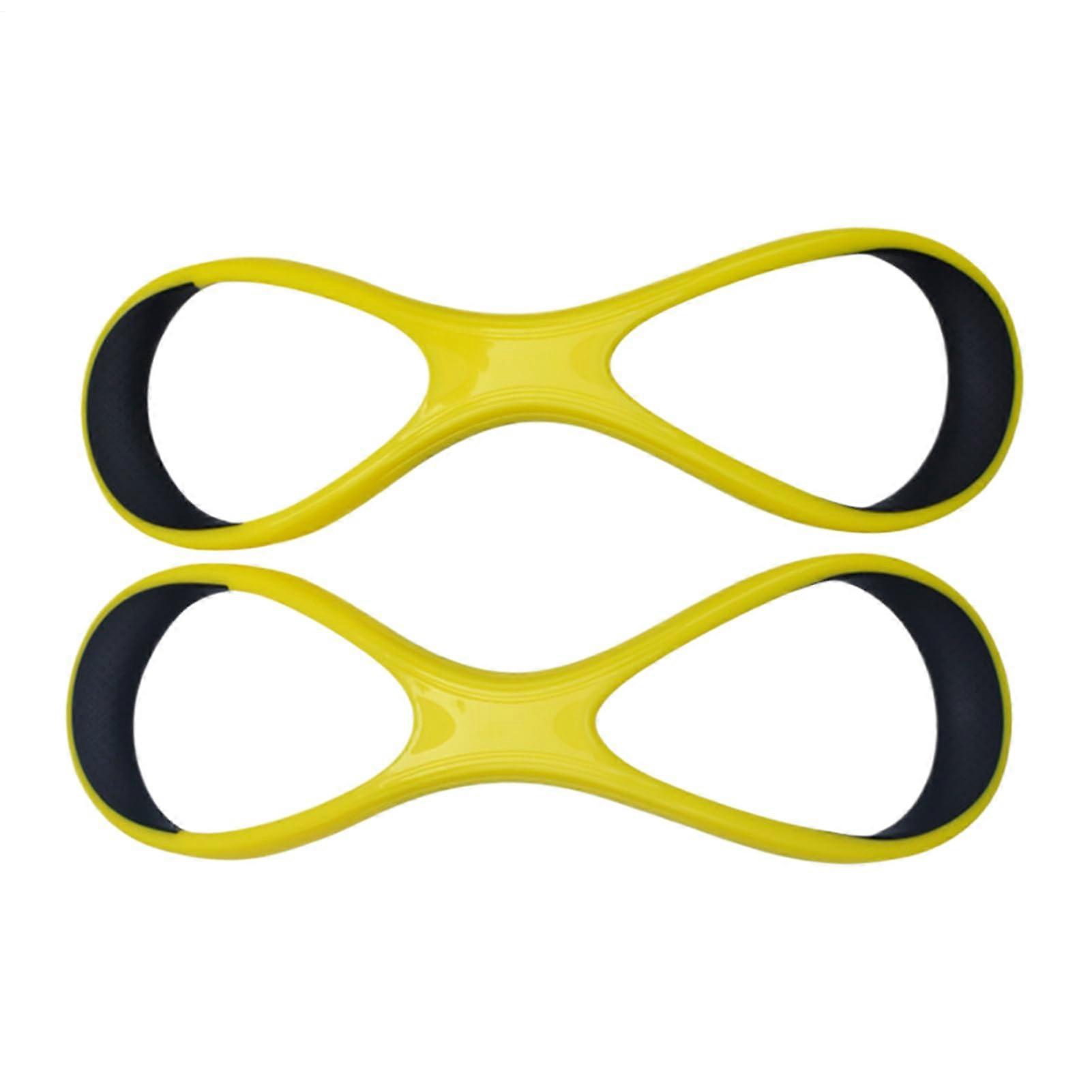 Forearm rotating fin webbed glove Freestyle Training Aid Yellow