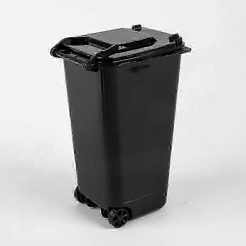 2025 Mini Desktop Trash Can Plastic Waste Bins With Lid Household Clean Trash Desk Db