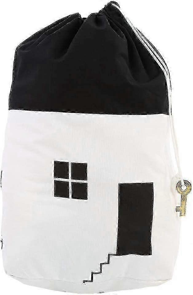 Durable Cotton Portable Drawstring Toy Storage Bag for Children, Ideal for Organizing Balls and Other Toys in Your Home