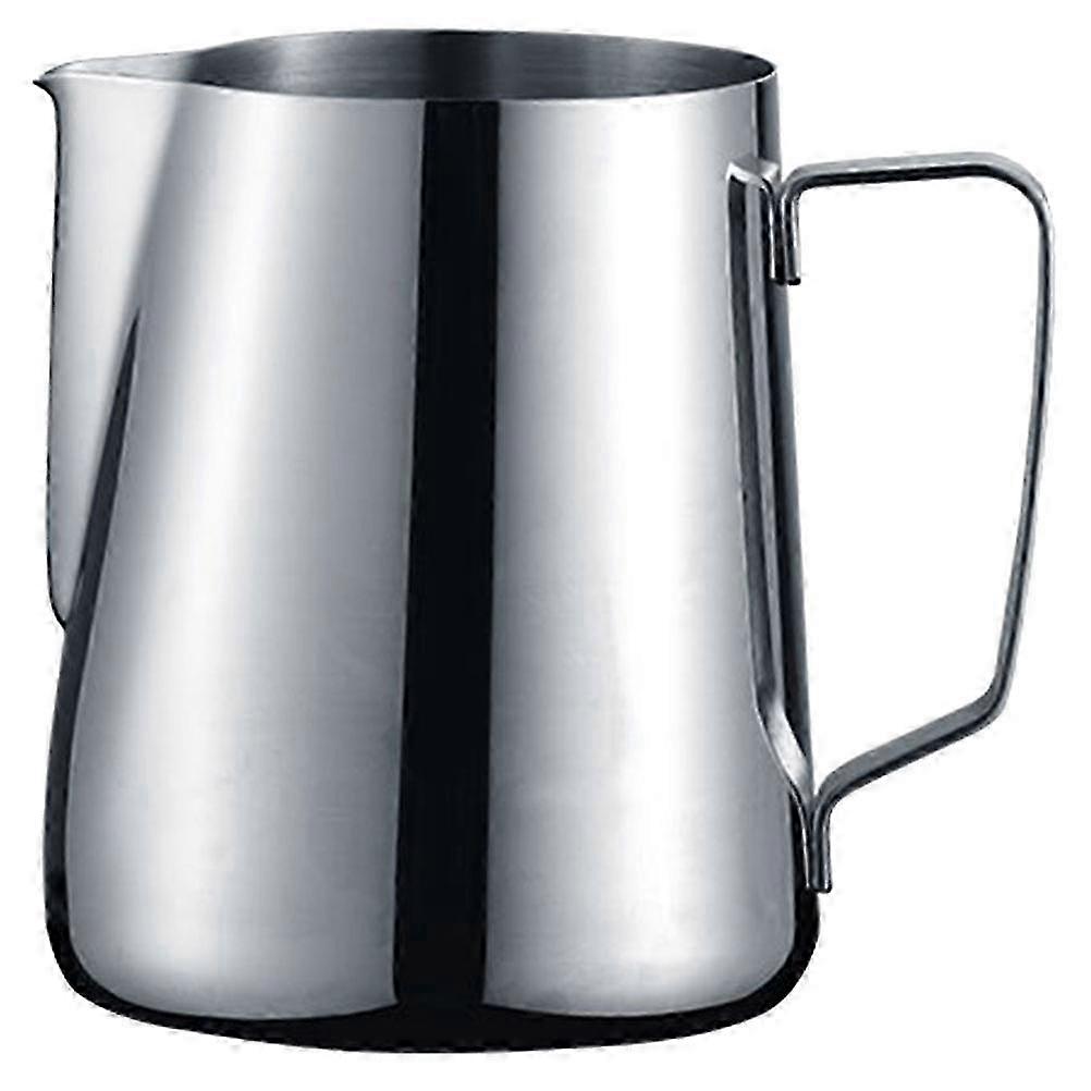 Stainless Steel Milk Frothing Cup Multi-function Steaming Pitcher 9.3X8.5CM Silver