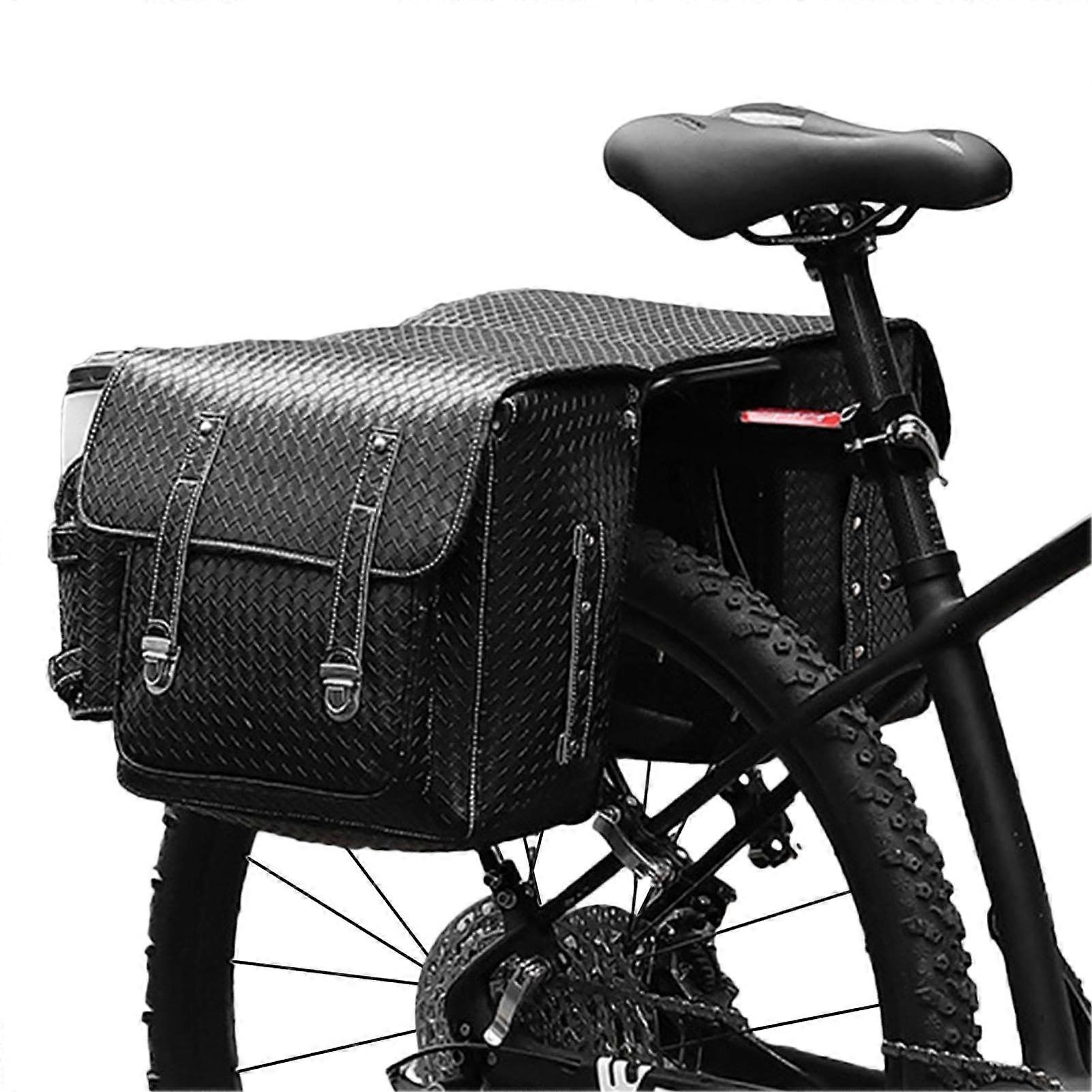 Bike Pannier Rack Bags - Waterproof Large Storage Organiser for Bicycles, Durable Saddle Bags, Compatible with Most Racks
