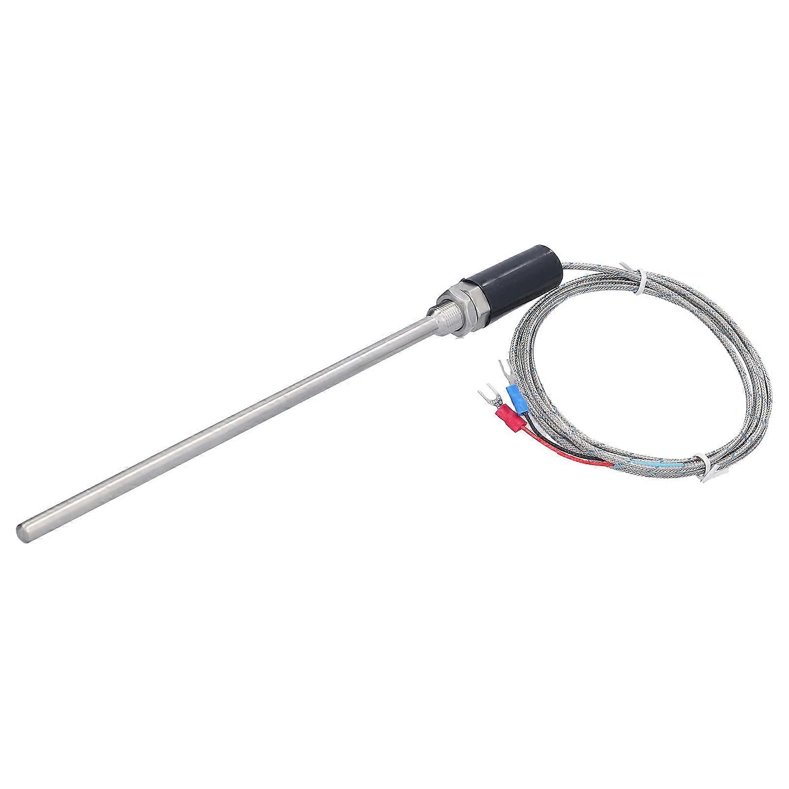 K Type Thermocouple Sensor 0-600 ℃ Stainless Steel Temperature Probe 4M for Fast Accurate Measurement Tools