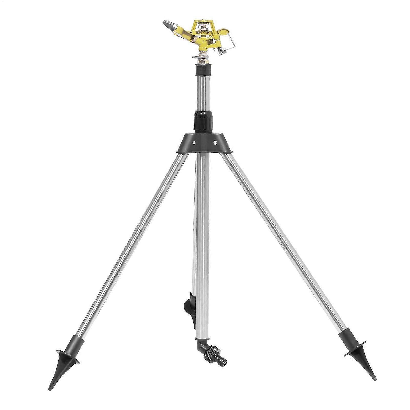 Garden sprinkler, tripod sprinkler for yard, pulsating sprinkler, 360degree coverage