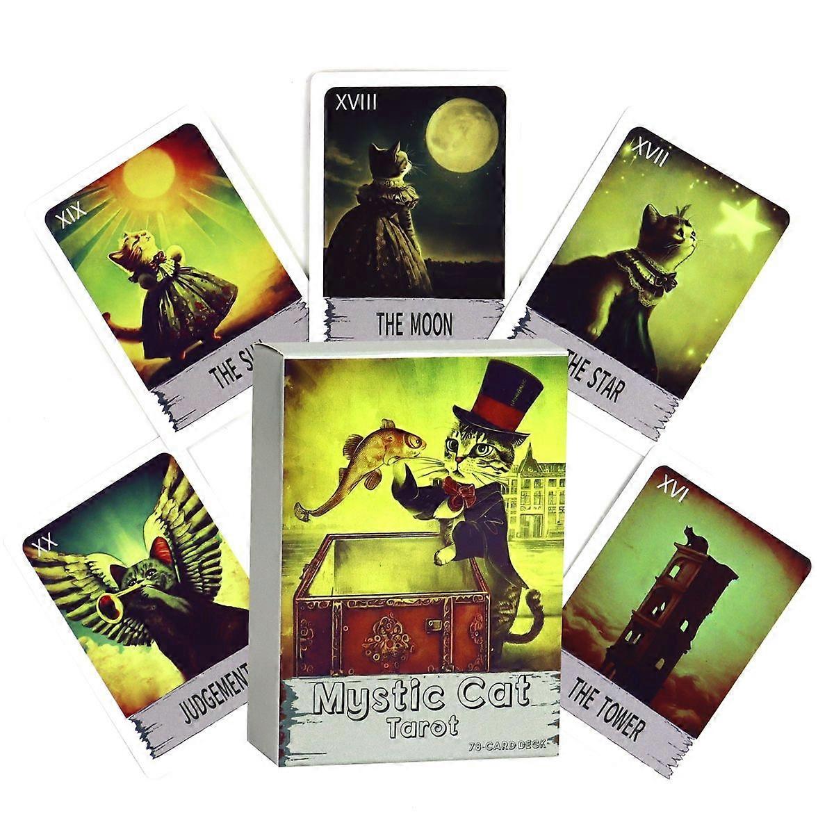 Mystic Cat Tarot Deck - Beginners Tarot Cards Guidance