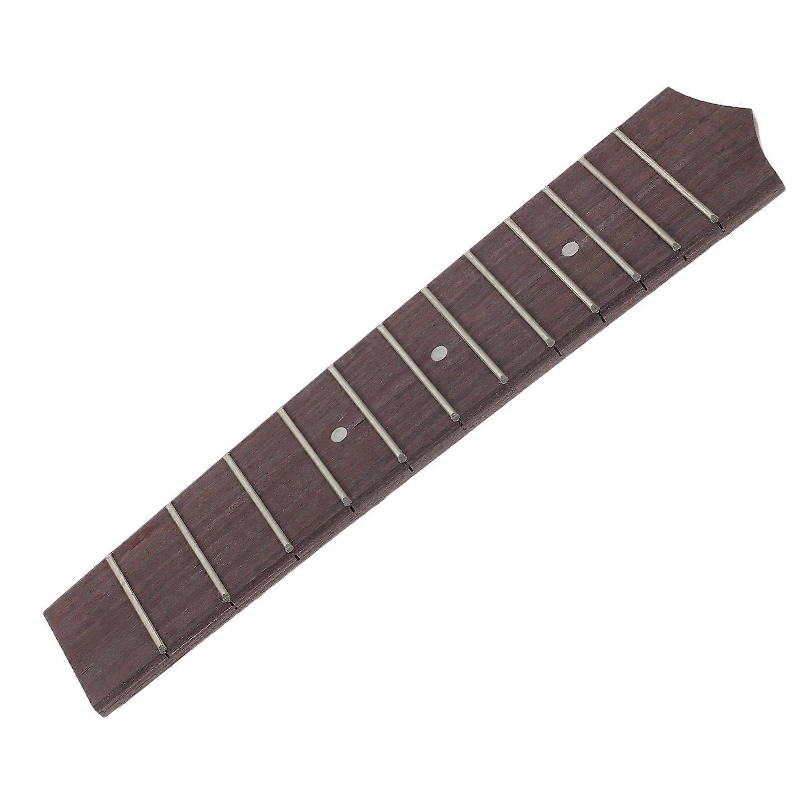 Lightweight Ukulele Fingerboard with Frets for Concert Model   Easy to Install Replacement Part for Acoustic String Instrument Repair, Suitable for