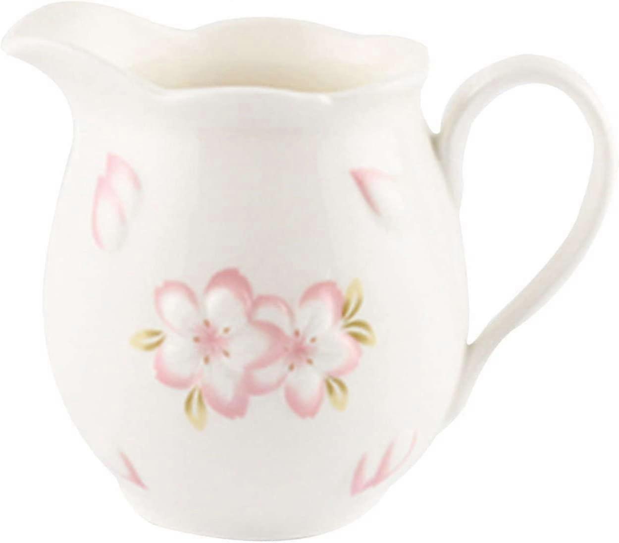 Cream Sugar Bowl Ceramic Tableware Set With Cream Jug And Milk Jug Coffee Serving Set Cream Color Sugar Bowl Size