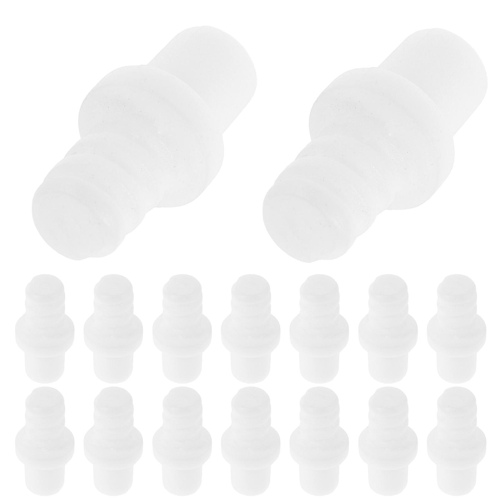Connector For Toilet Brush Head Fixing Parts PP Material Stable Connection 20Pack