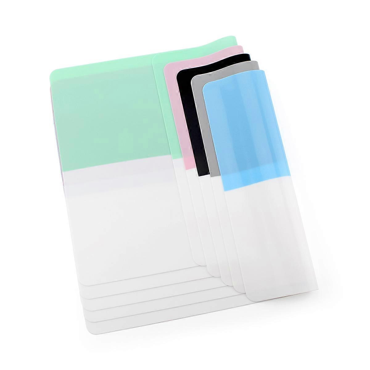 Silicone Mat For Countertop Creative Double Color Matching Coaster Heat Resistance Nonslip 40x30cm Grey and White 1Pcs