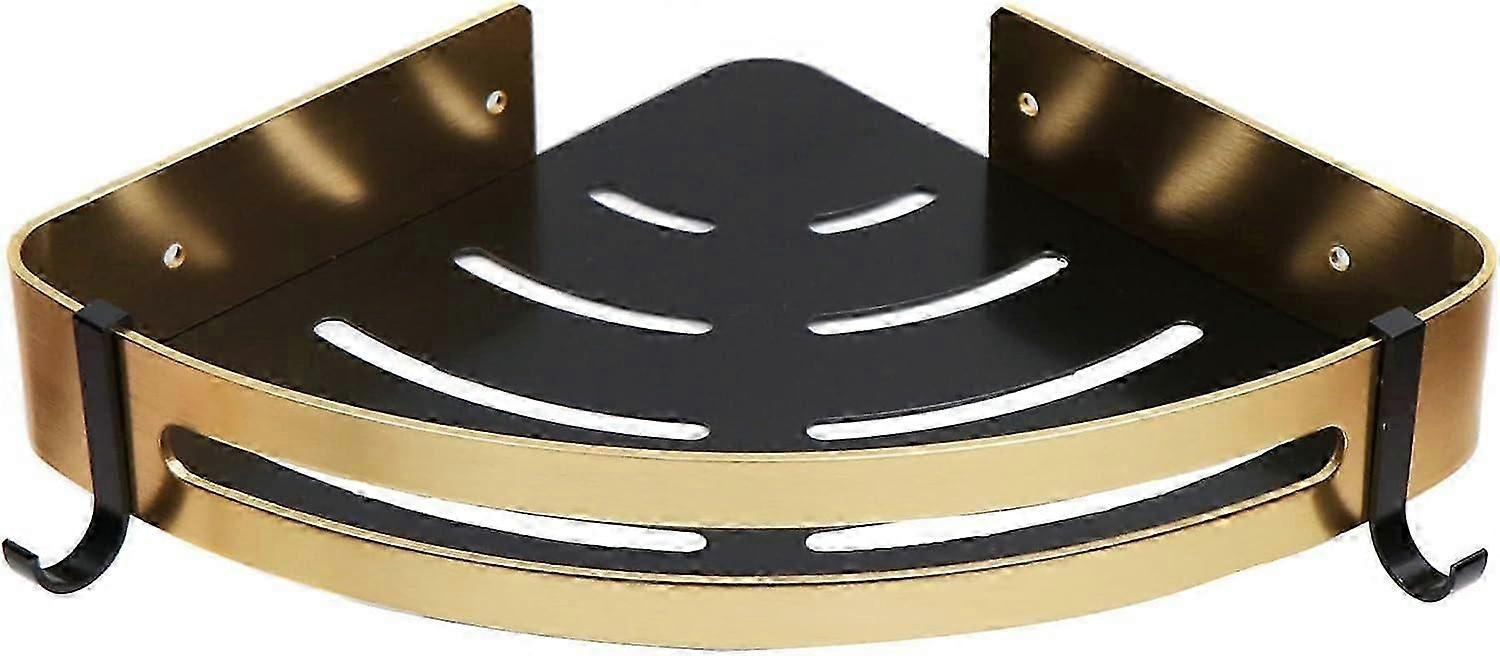 Kitchen Bathroom Aluminum Corner Shelf - Sticker Mount