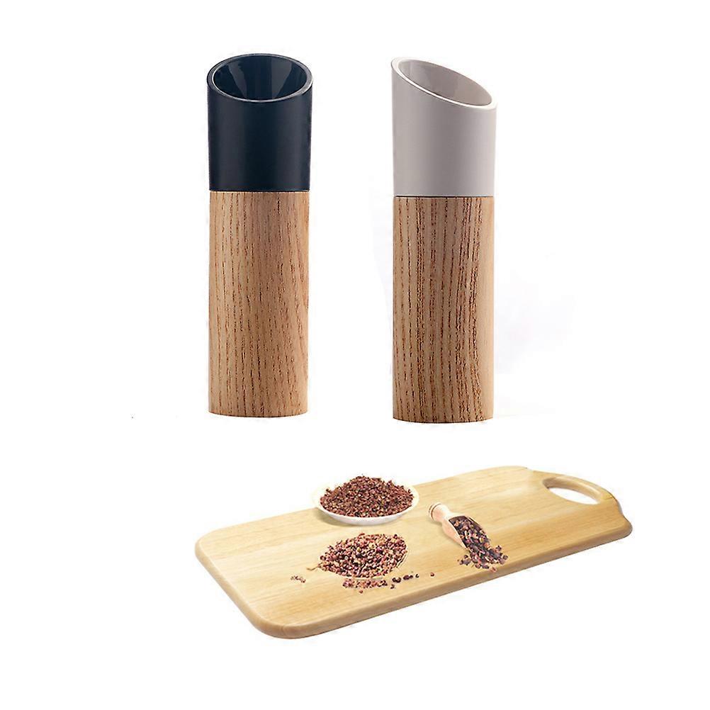 Hand Pepper Grinder Ceramic Core Manual Operation Kitchen Tool White 1Set