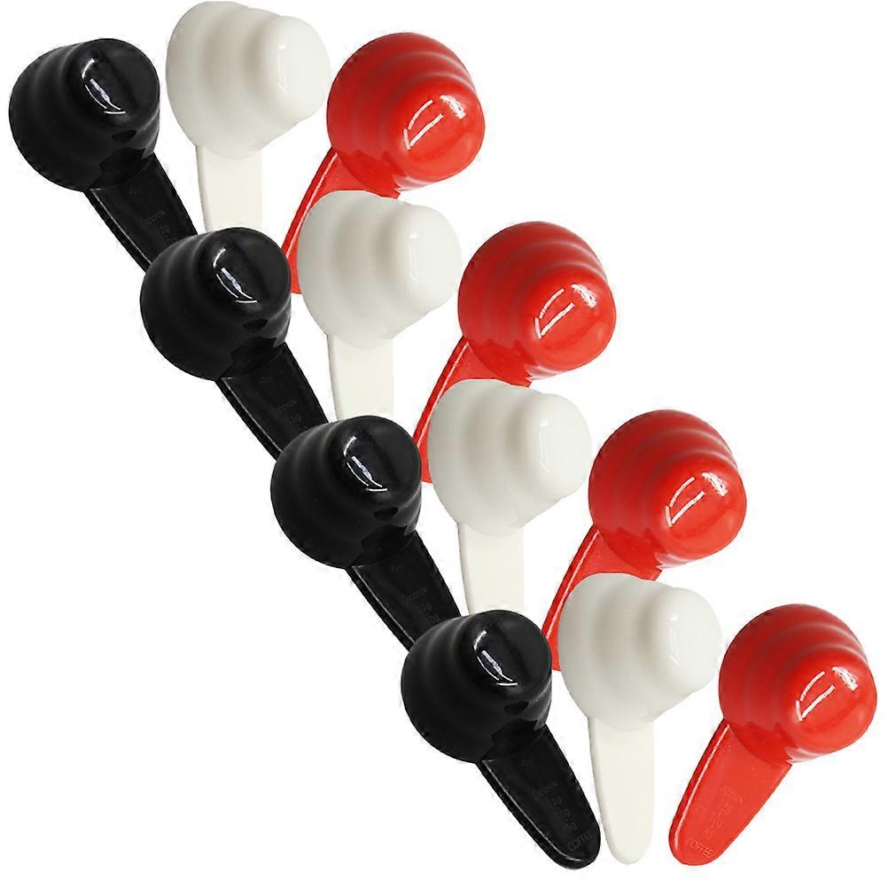 Measuring Spoons Short Handle Multi Function Coffee Scoops Christmas Assorted Color 9 2x5cm 12Pcs