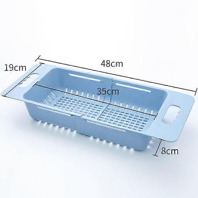 Retractable kitchen sink drain rack, plastic.