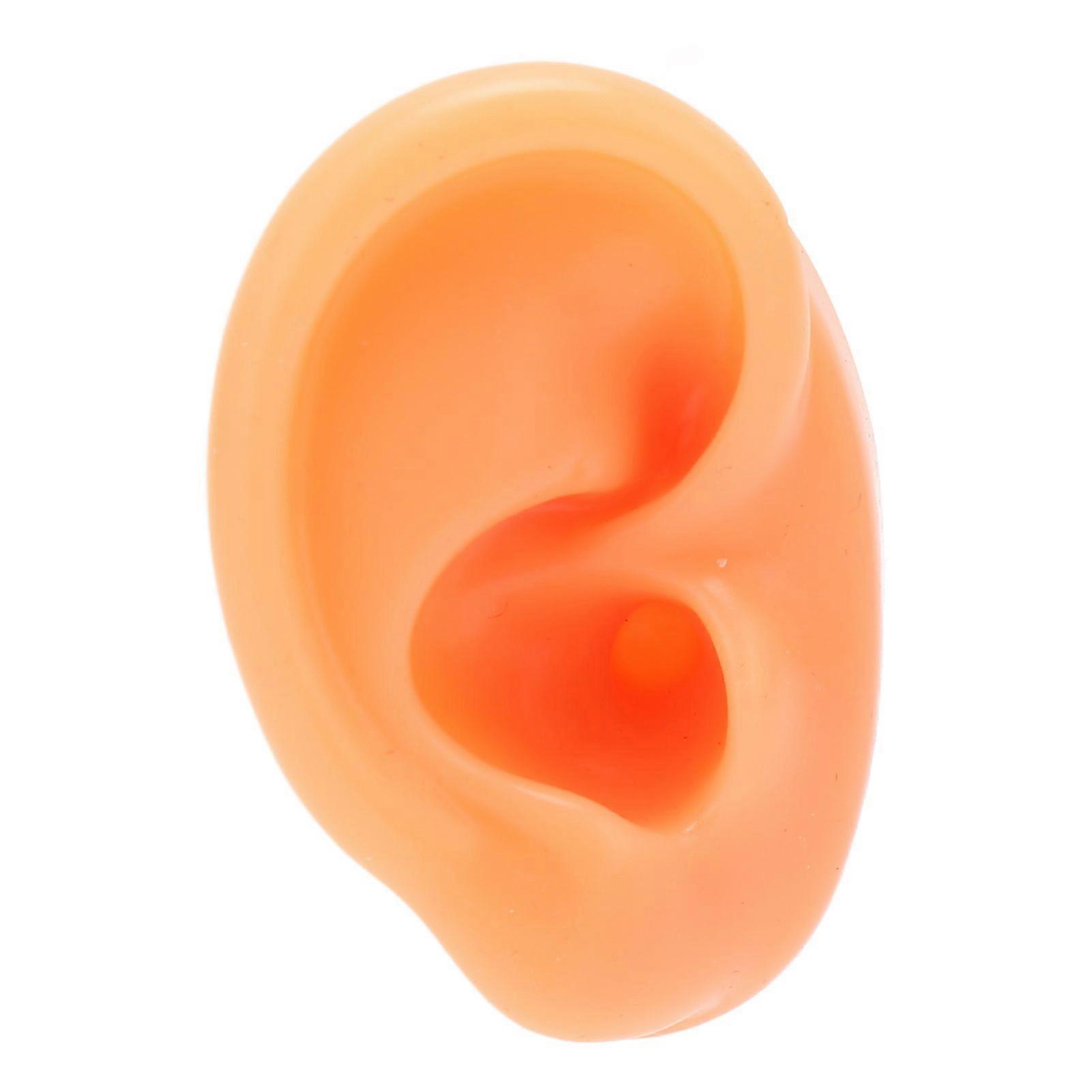 2025 Latest Model Silicone Ear Model Soft Flexible Right Ear Reusable Human Ea...