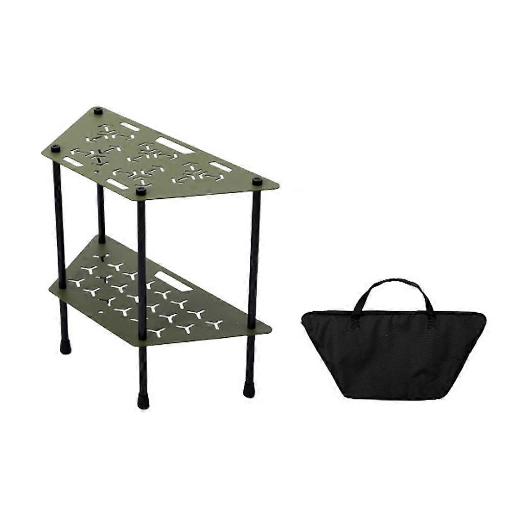 Bärbar Utomhus Camping Skarvbart Bord Multifunktionellt Löstagbart Bord Aluminiumlegering Picknick Grill Fällbart Bord