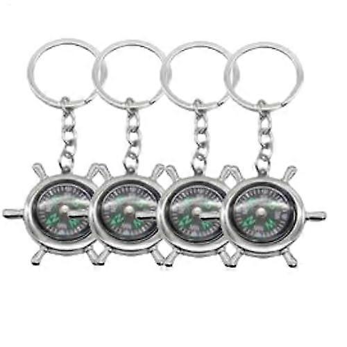 compass, Outdoor compass 4Pc, Keychain compass, Survival tool for camping navigation