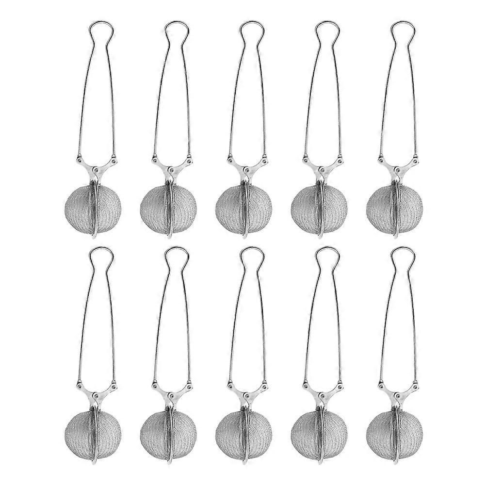 Rust Prevention Tea Infuser Strainer Tea Steepers Practical Design Office Use 16x4.5cm 10Pcs