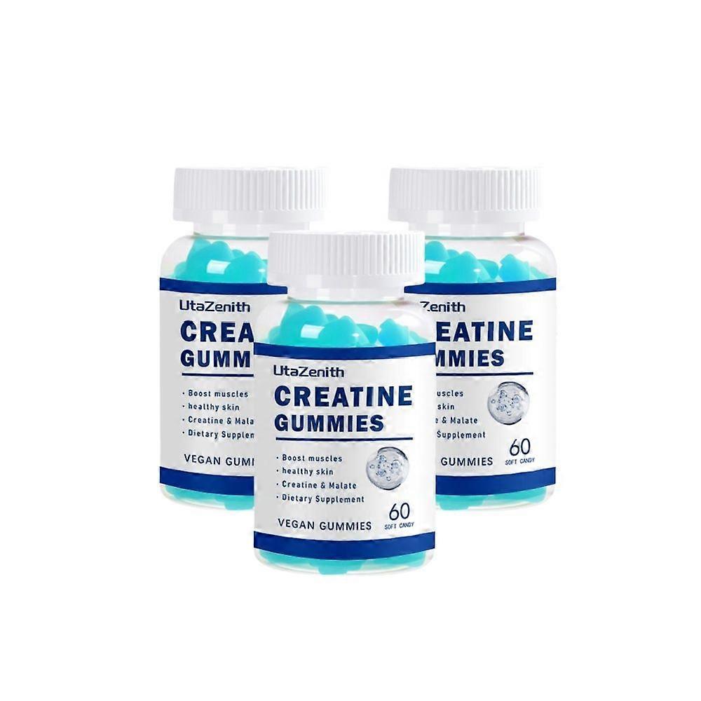 UtaZenith Creatine Gummies, Gummy Bears, 180 Count