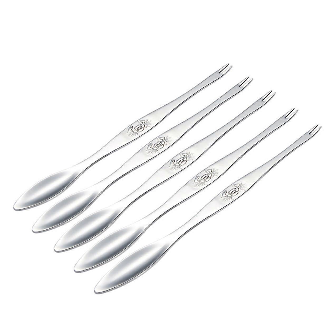 Stainless Steel Crab Fork Seafood Dining Fork Crab Tools