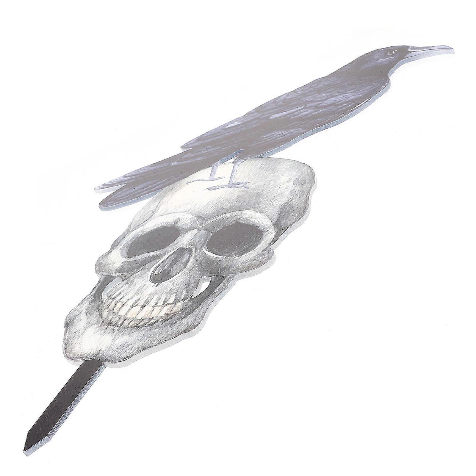 Halloween Yard Decorations Skull Shape 30X17CM 1Set