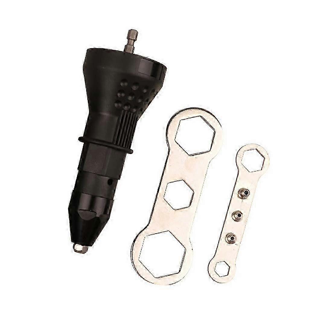 Cordless Electric Drill Chuck Adapter Insert Nut Tool Riveter Adaptor Kit, For Hand Tool Power Machine Accessory