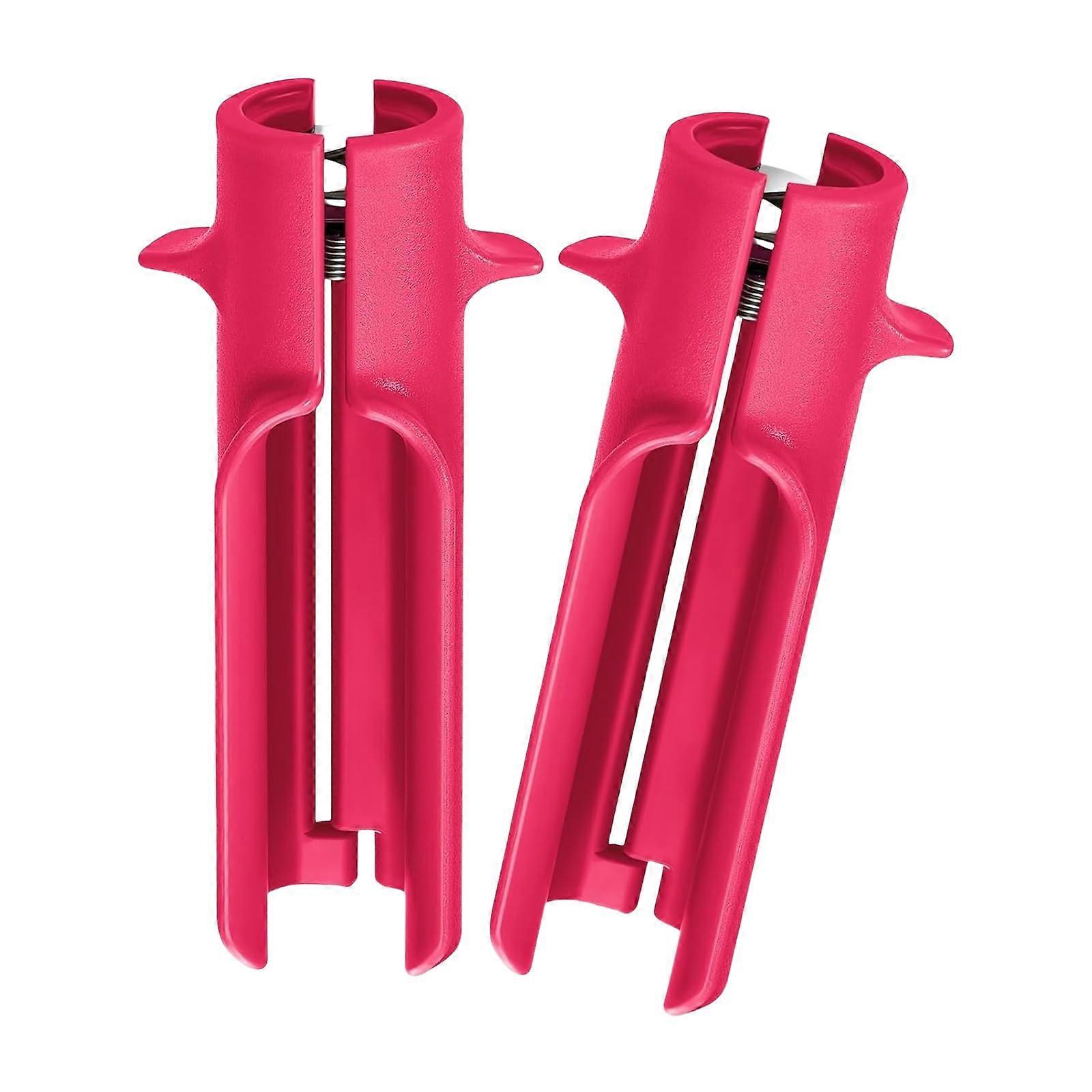 Rose Stripper Cutter 2 Pack for Safe Efficient Thorn and Leaf Removal in Flower Shops, Red Color, Durable Design