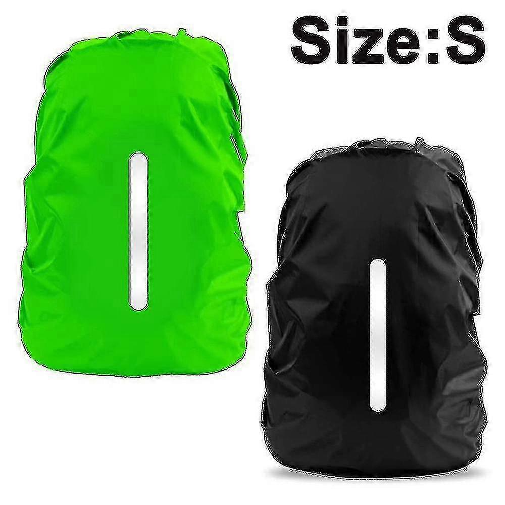2 Pack αδιάβροχο κάλυμμα βροχής για σακίδιο, αντανακλαστική ασπίδα βροχής σακιδίου για υπαίθριες δραστηριότητες