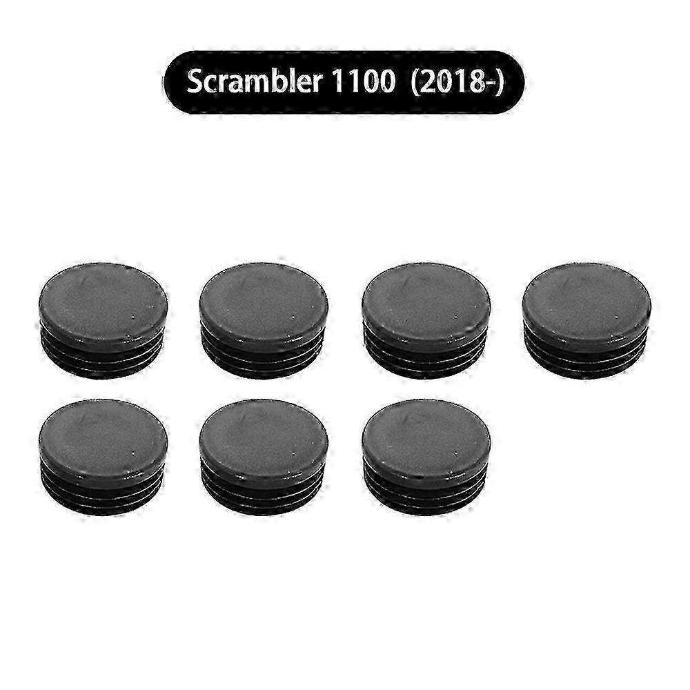 Motorcycle Accessories Frame Hole Cover Caps Plug Decorative Frame Cap Set for Certain Brand Scrambler 1100 (2018-2022)