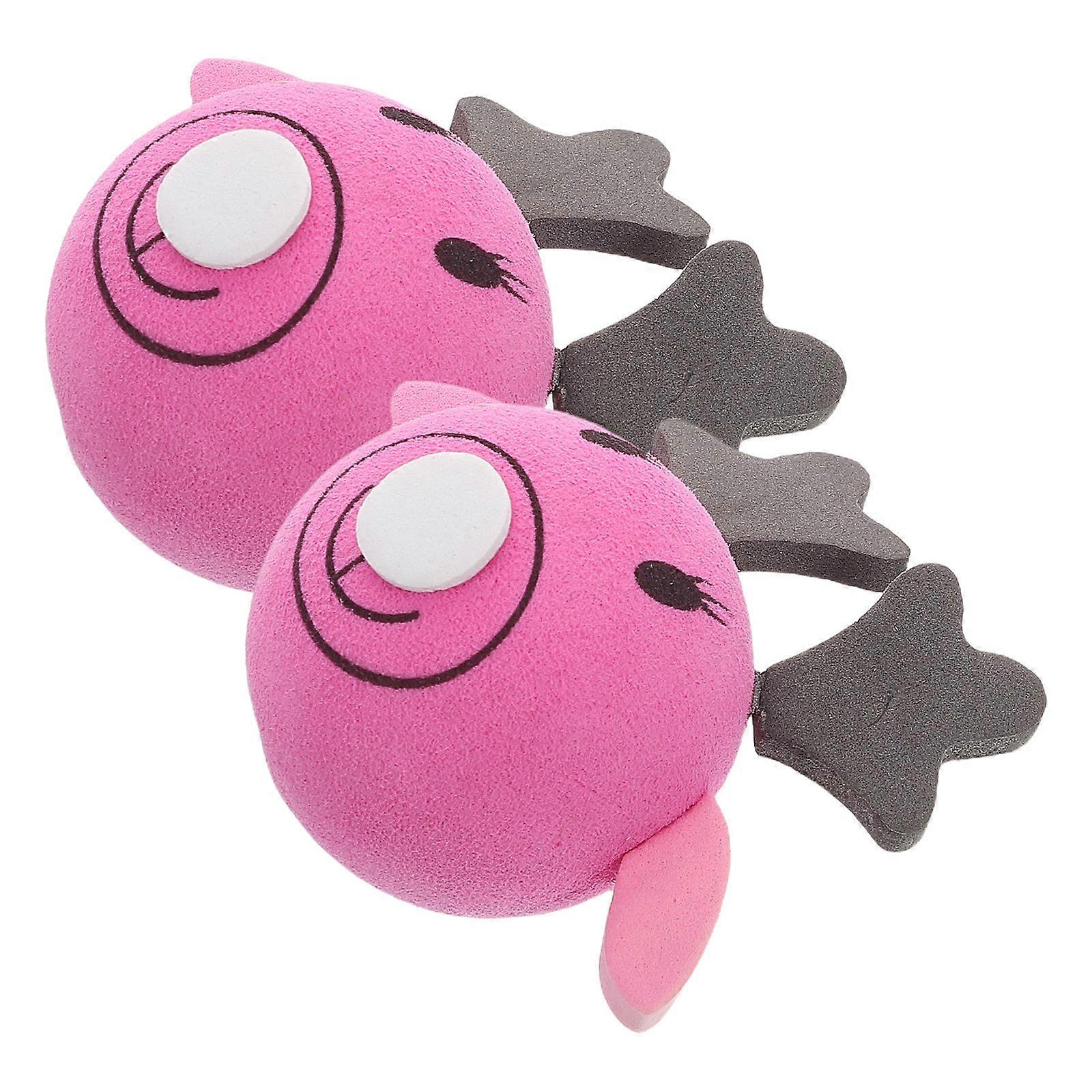 Cute Elk Car Antenna Toppers 2pcs Adorable EVA Vehicle Roof Decor, Durable Antenna Ornaments for Cars & Home, Whimsical Elk Design for Flair