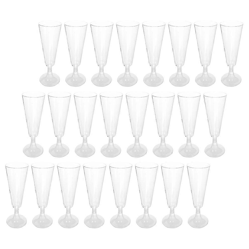 Party Cups Unbreakable Drinking Wine Flutes 150ml For Gatherings Tapered Sides 40Pcs