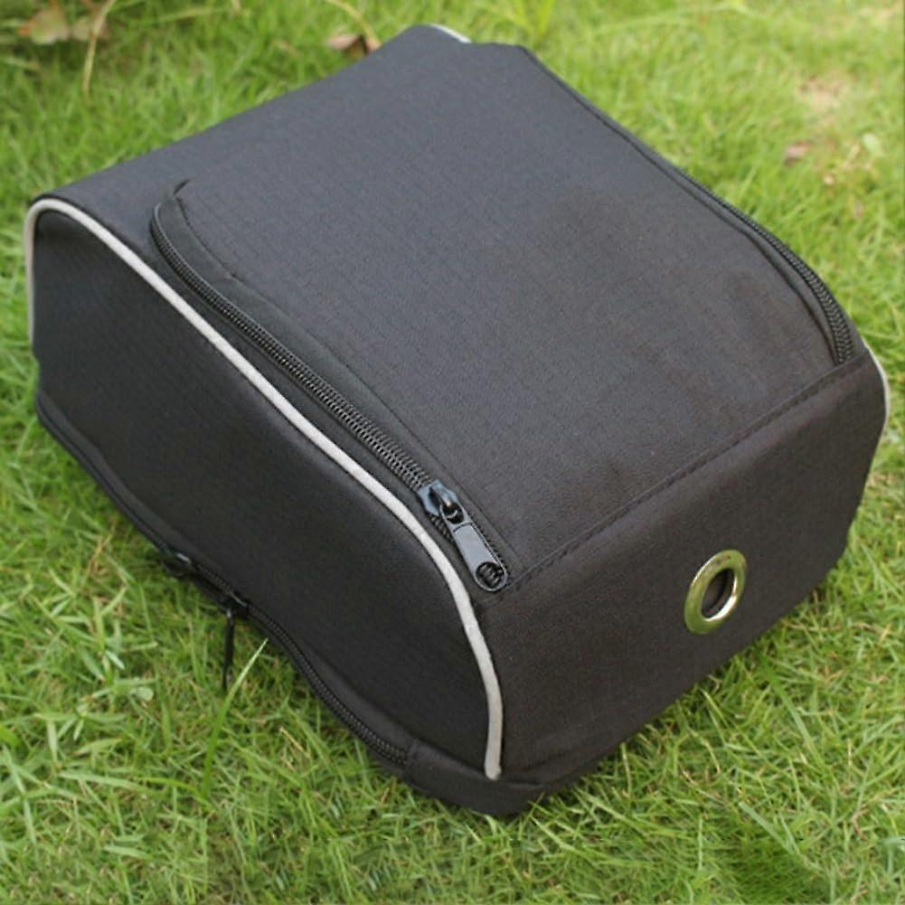 Electric Bicycle Head Bag for Battery and Charger Storage, Small Size, Waterproof Material, Compatible with E-Bikes