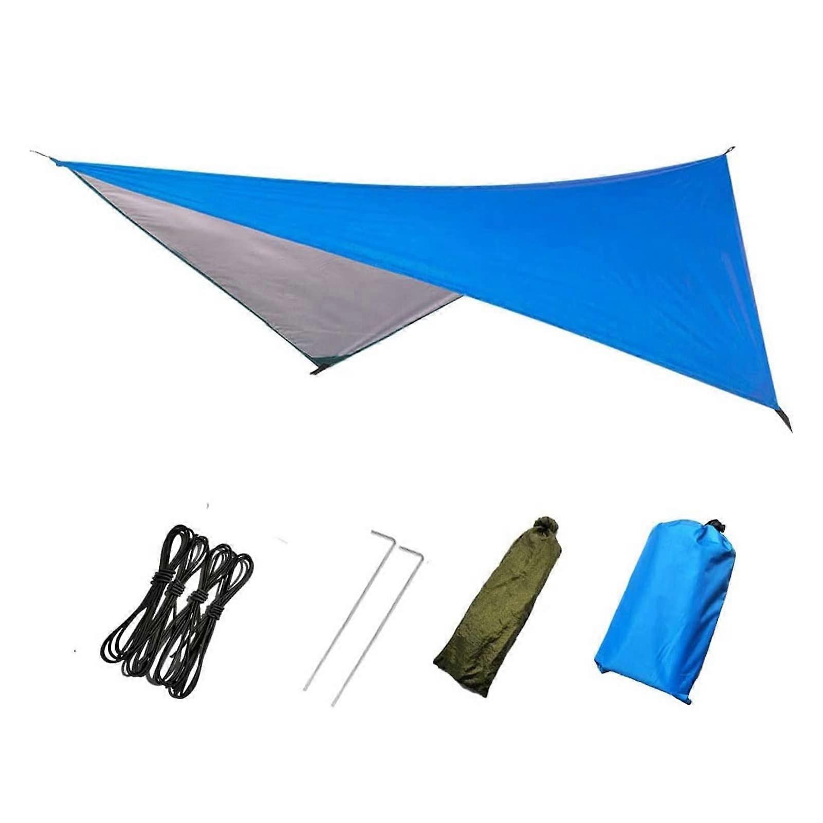 Rainfly tent Tarp hammock rainfly Canopy awnings (Black 230*140cm)