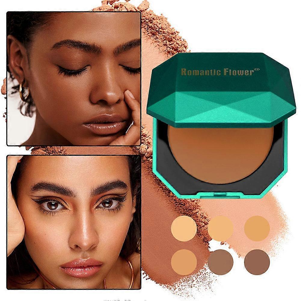 05(E)$Dark dvojvrstvový púder so zrkadlovým nafúknutým matným make-upom vodeodolný prírodný make-up 10g