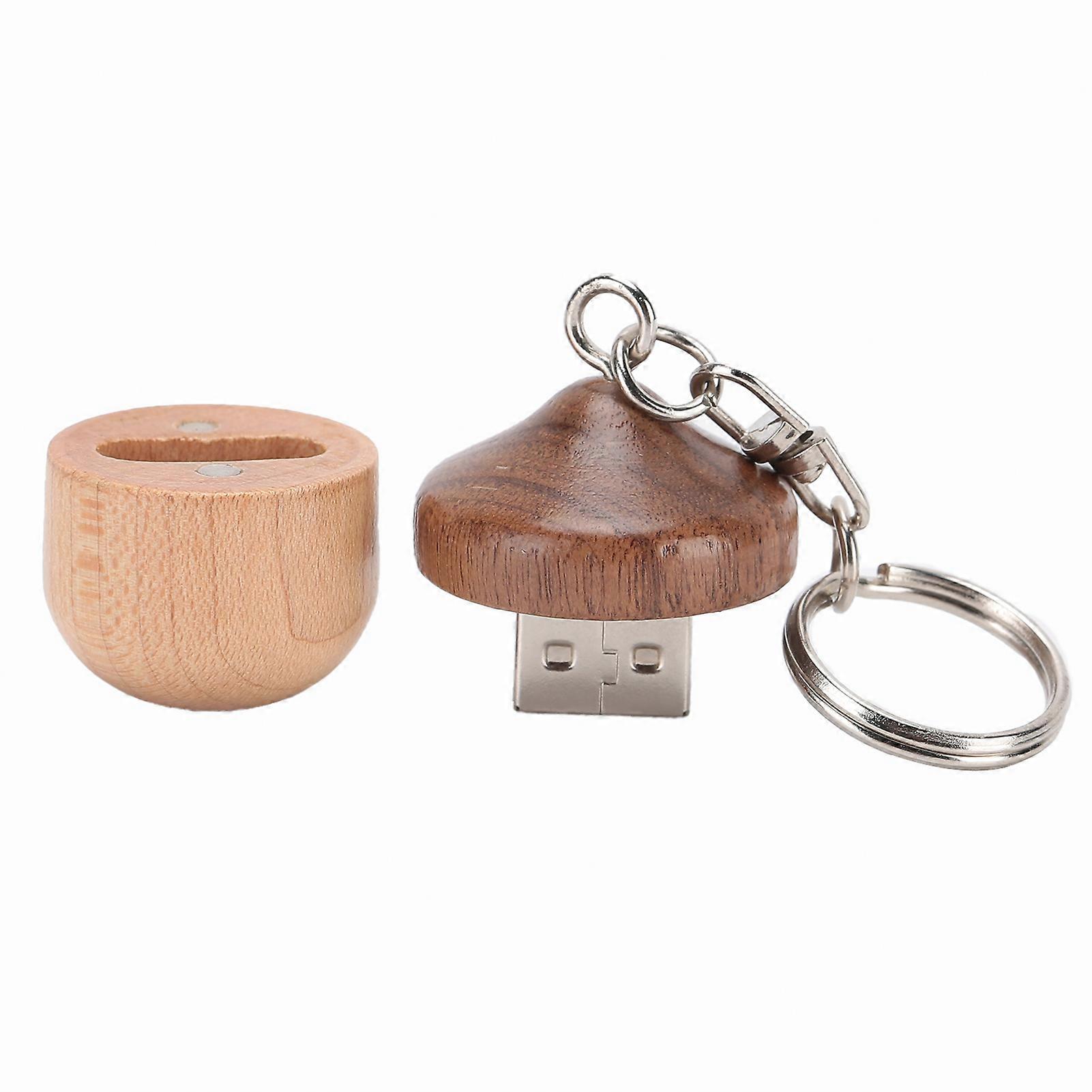 Wooden USB Flash Drive Portable Memory Stick Data Storage Transmission 18MB/s Read Rate Novelty Gift