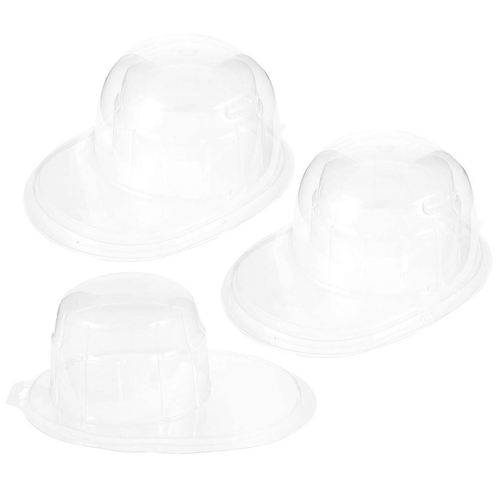 Hat Display Rack Plastic Hat Support Retention Shape Holder For Home Use Shop Display 3Pcs