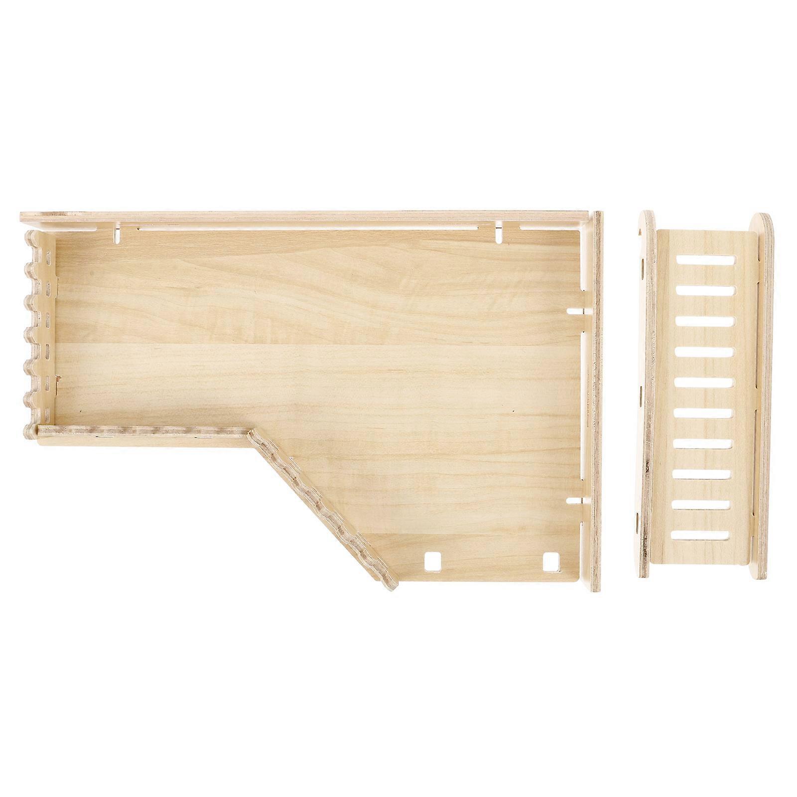 Hamster Ladder Platform for Small Pets – Resting Spot for Exercise and Observation, Versatile Cage Accessory