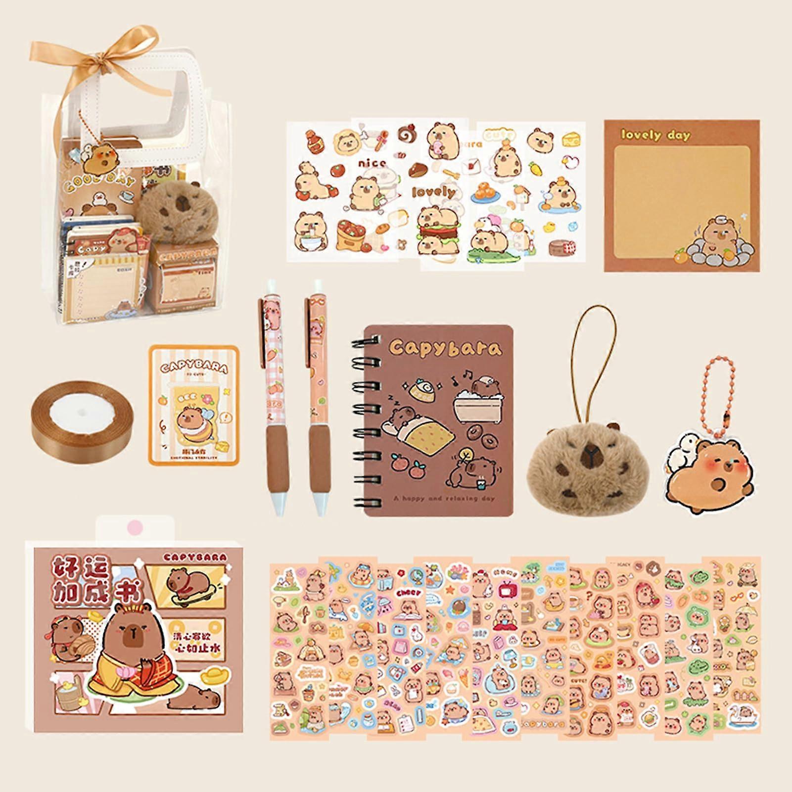 ABS Keychain, Capybara Acrylic Accessories, Cute Capybara Stickers, Durable Keyring for Collectors