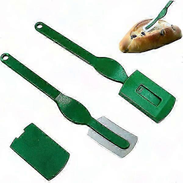 2pcs Bread Rake Set, Stainless Steel French Baker Blade