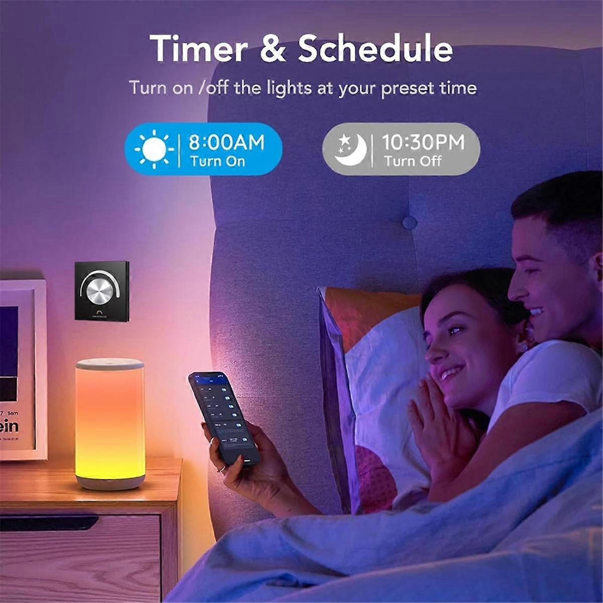 Rotary Glass Panel Constant Voltage LED Controller White