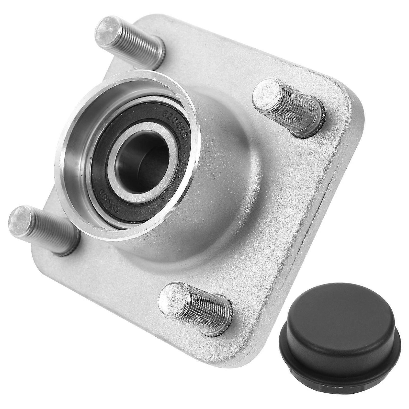 Front Wheel Hub With Cover Vehicle Wheel Hubs Mechanic Use 4.13X4.13X3.14inch Ensure Wheels Freely Rotate 1 Set