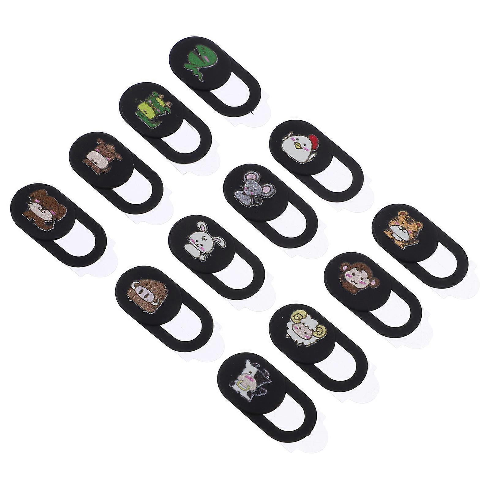 Camera Privacy Slider Laptop And Computer Compatible For Personal Privacy Black 12Pack