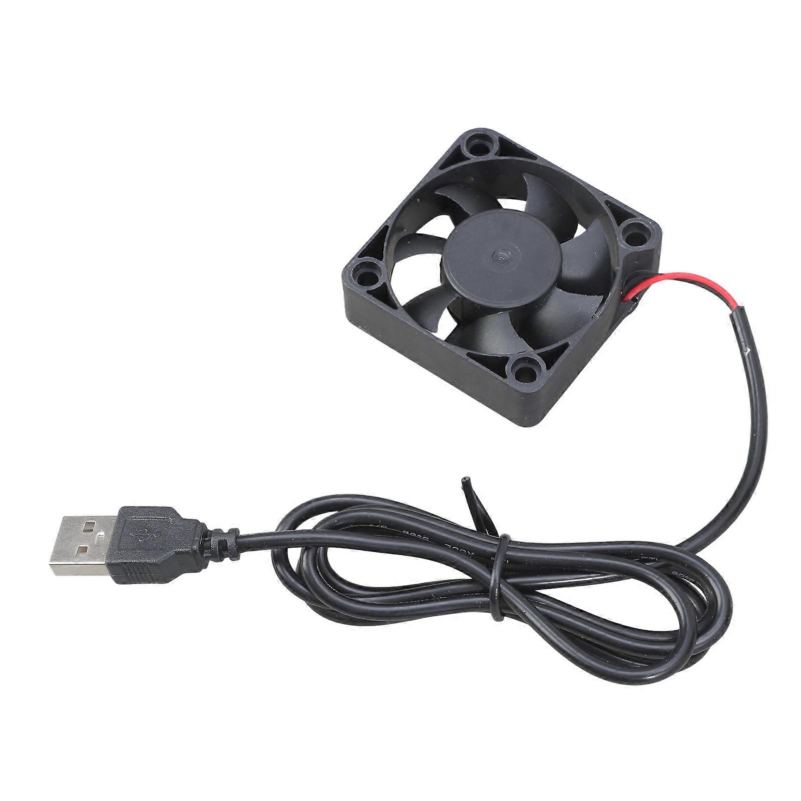 DC5V Fast Speed Cooling Fan USB Power 50x50x15mm Efficient Fan For Computer 3D Printer Multicolor